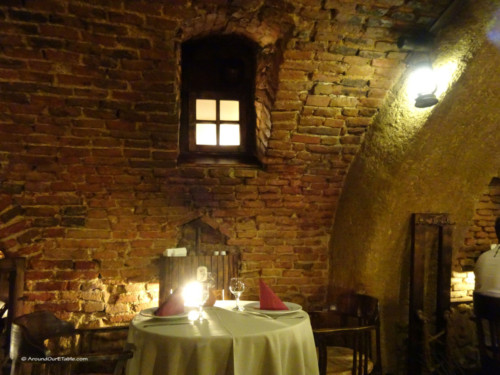 Cellar restaurant at Hotel Bella Muzica