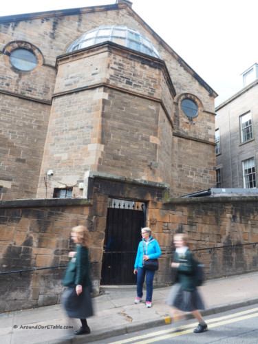 Garnethill Synagogue - just behind the house we stayed in  