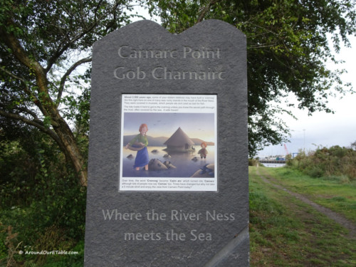 Carnarc Point, where river Ness meets the Sea