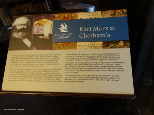 Chetham's Library - Karl Marx info