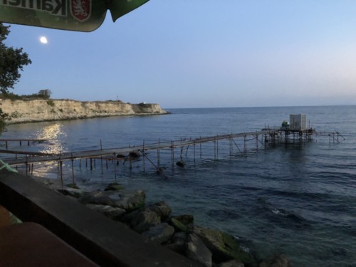 Nesebar - from the restaurant on the rocks