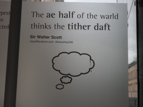  Each half of the world thinks the other is dumb