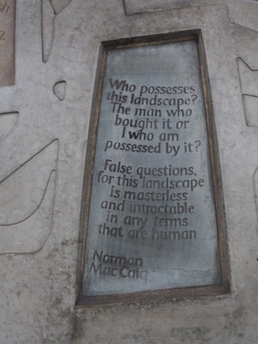  Edinburgh, the walls of the parliament building