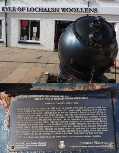 Kyle of Lochalsh WWII mine memorial