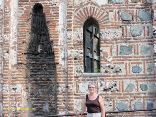 Archeological site, the Roman wall, 2015