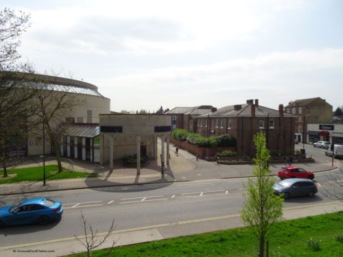 City wall - a view to our flat and the Barbican 