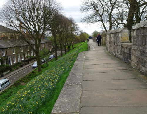 City wall view