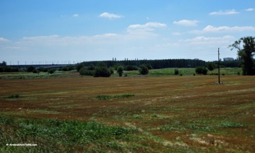 Aproaching the New Europe Bridge Vididn-Calafat