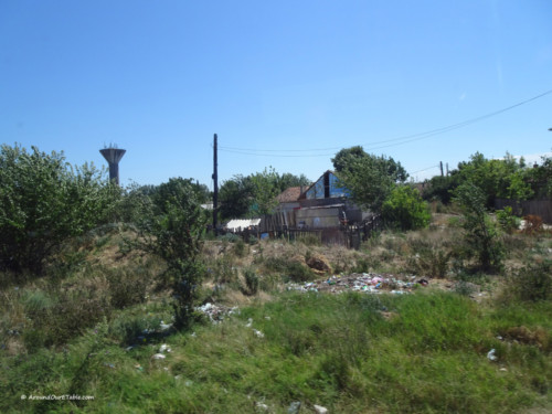 ... and more garbage, just after Bailesti