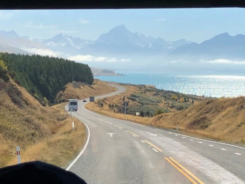 A view of Mt Cook