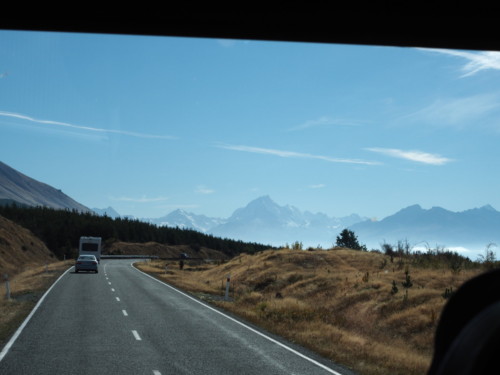 A view of  Mt Cook